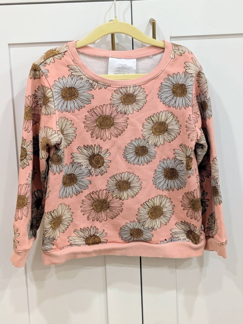 Posh Peanut Pink Daisy Crewneck Sweatshirt